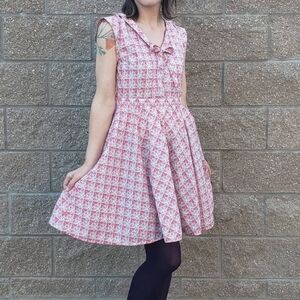 Fit & Flare Cotton Dress - Handmade
